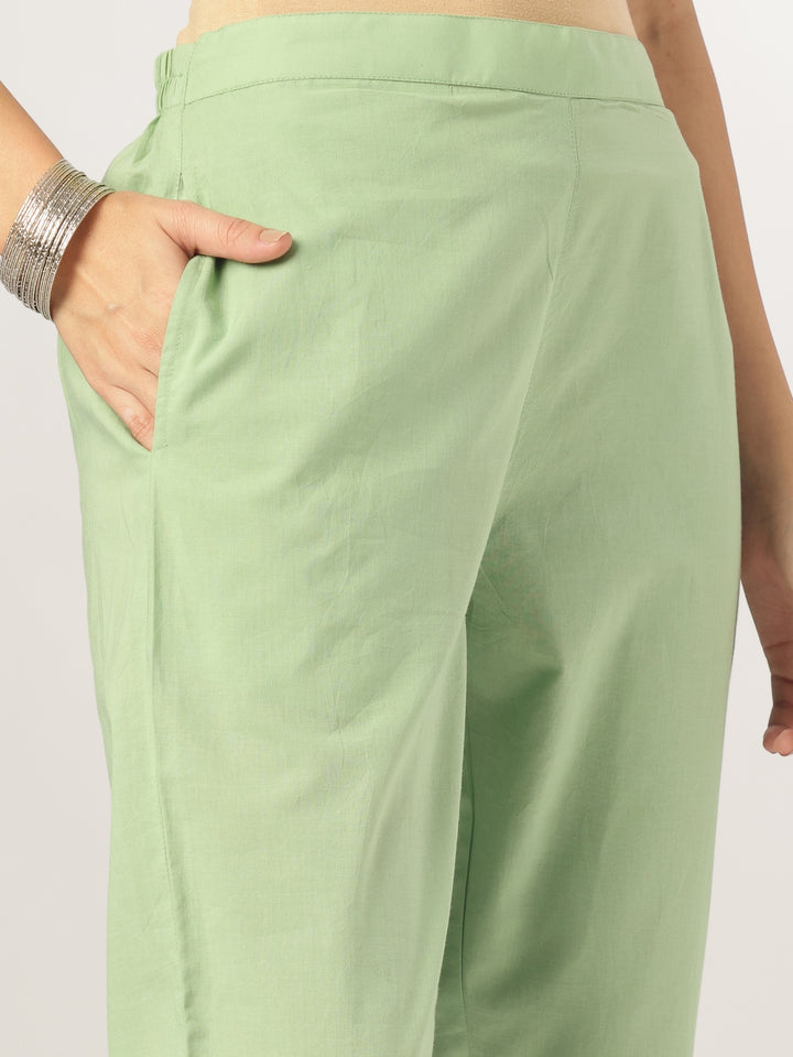 Green-Cotton-Straight-Embroidered-3-Piece-Kurta-Set