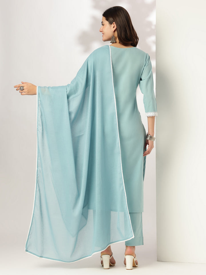 Light-Blue-Cotton-Straight-Embroidered-3-Piece-Kurta-Set