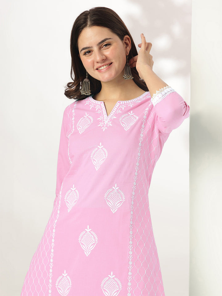 Pink-Cotton-Straight-Embroidered-3-Piece-Kurta-Set