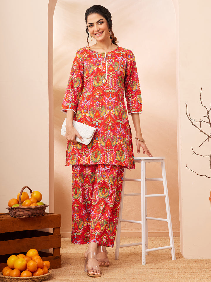 Multicolor Co-Ord Set