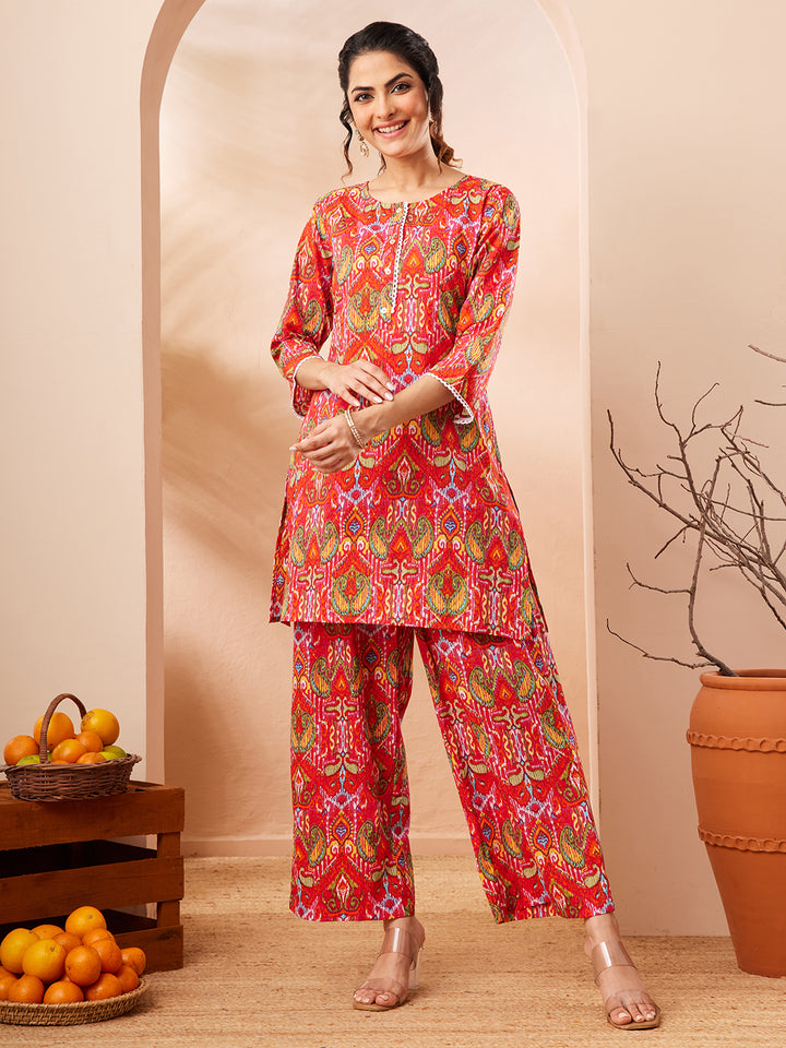 Multicolor Co-Ord Set