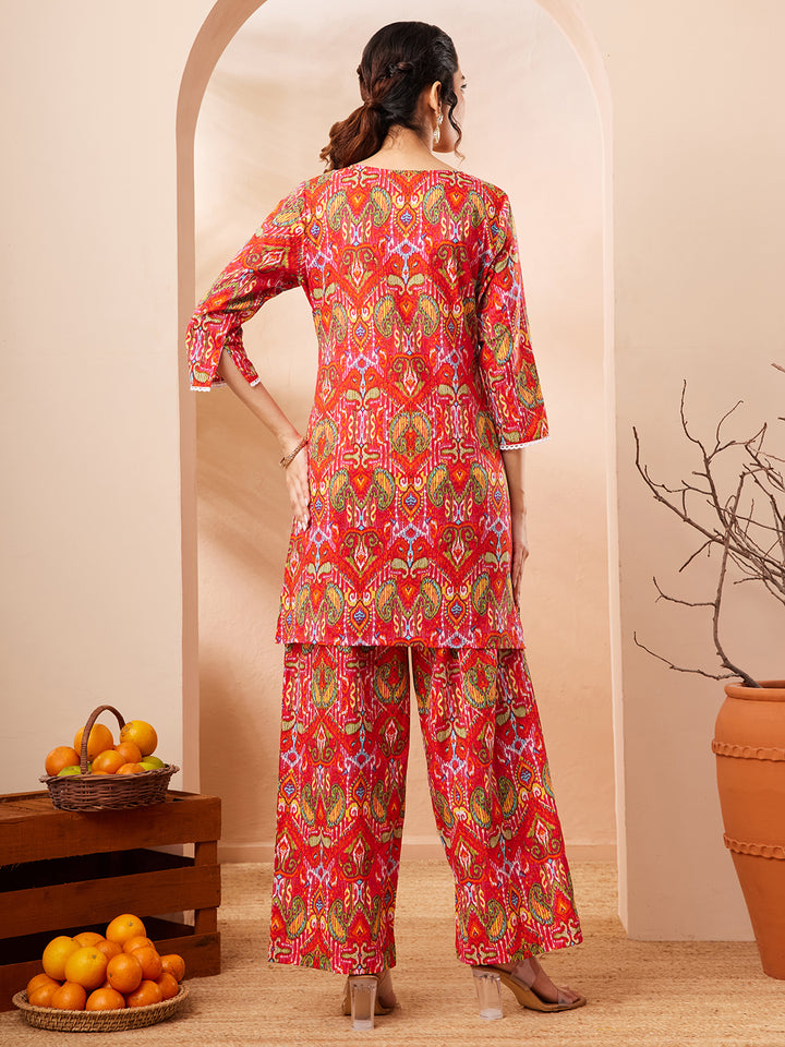 Multicolor Co-Ord Set