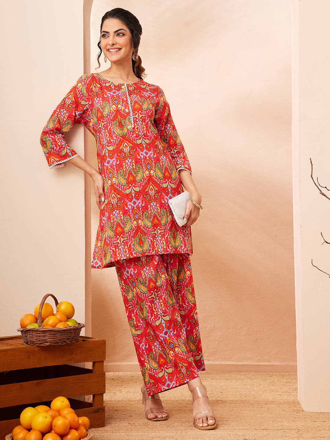 Multicolor Co-Ord Set