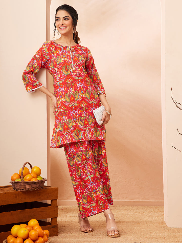 Multicolor Co-Ord Set