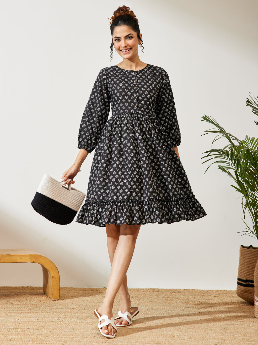 Black Midi Dress