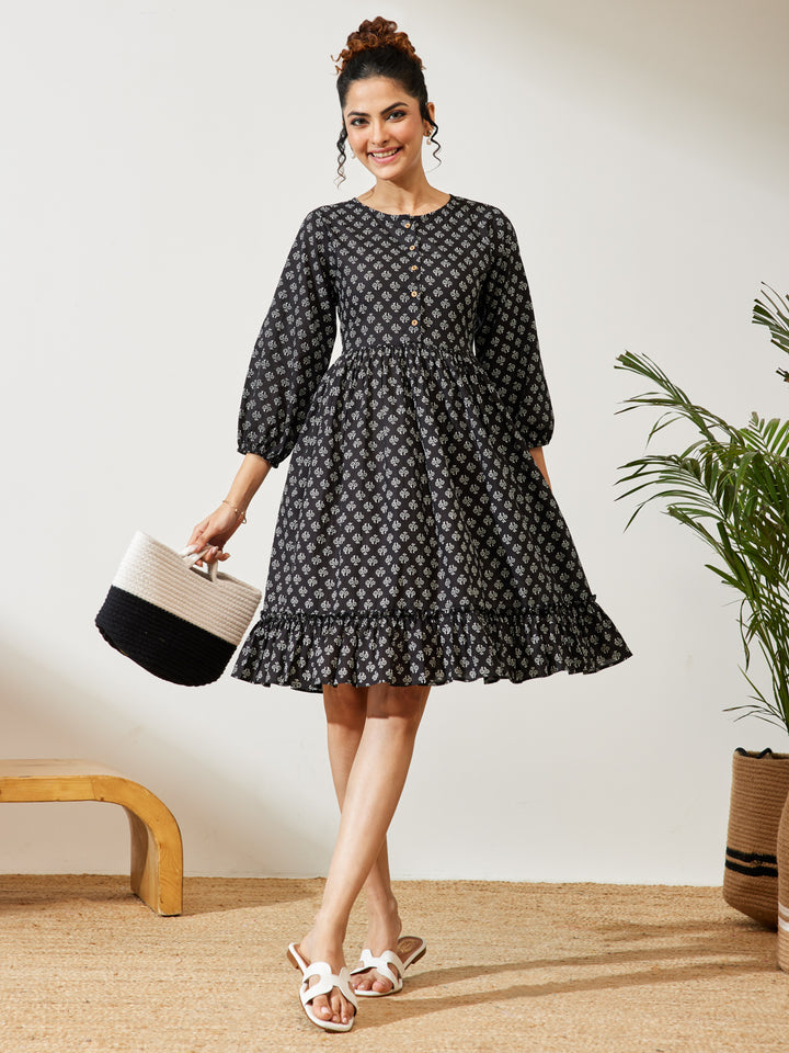 Black Midi Dress