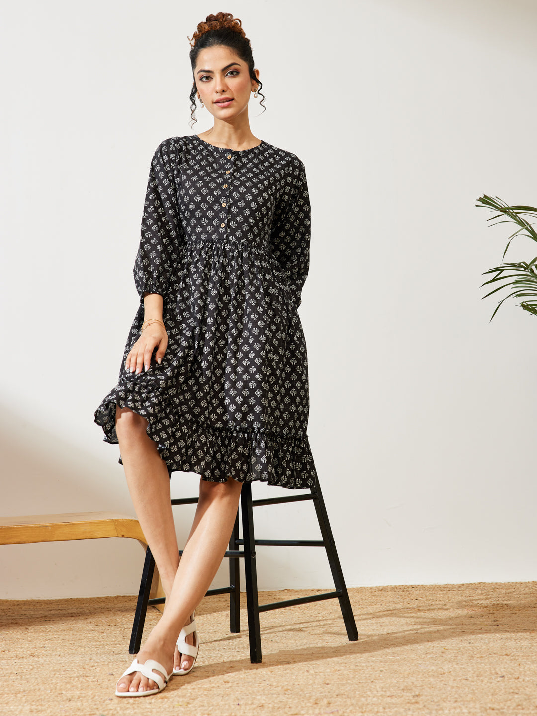 Black Midi Dress