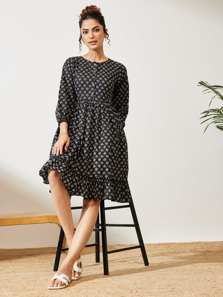 Black Midi Dress