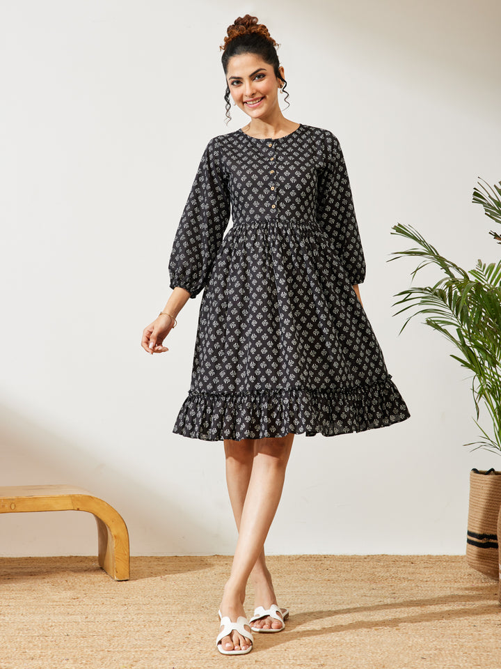 Black Midi Dress