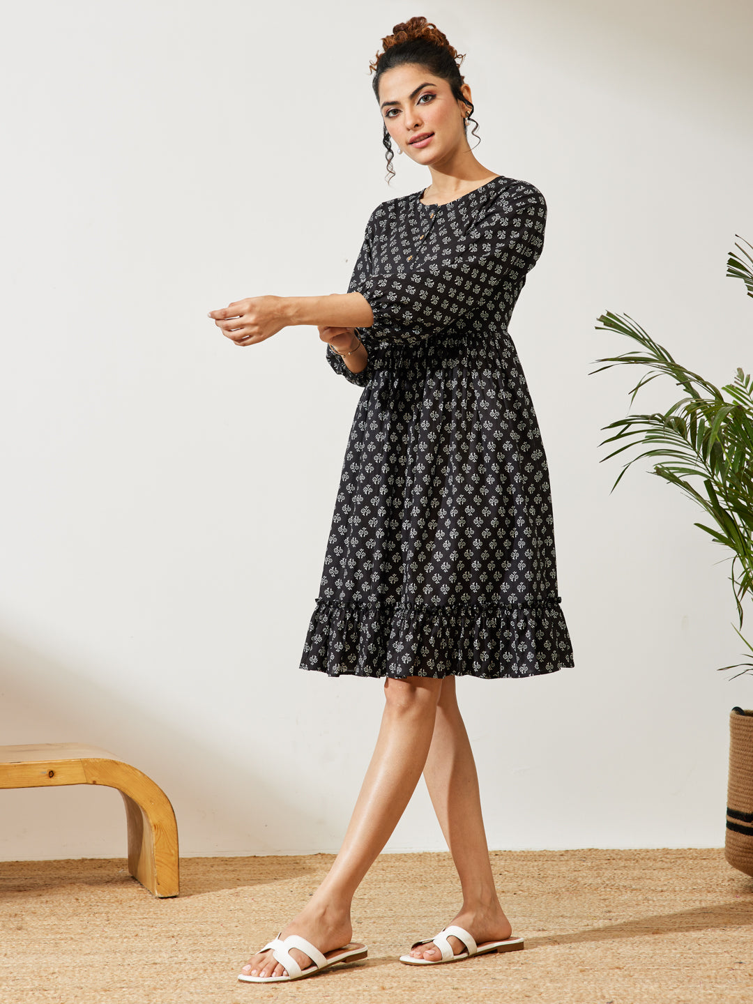 Black Midi Dress