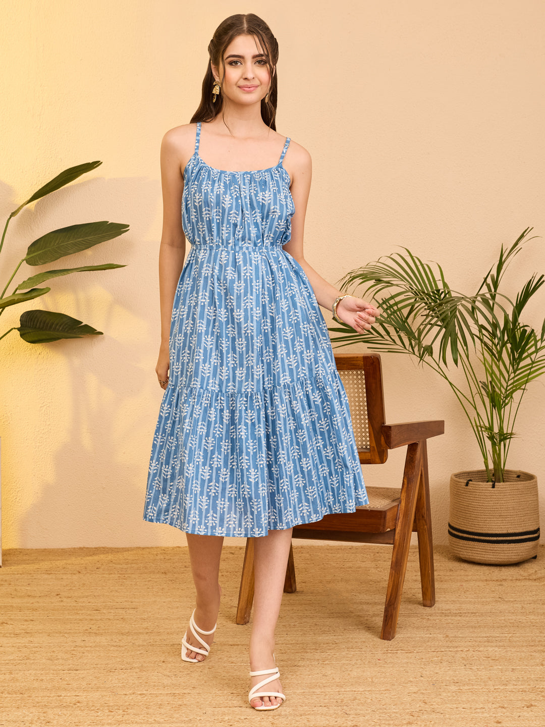 Blue Midi Dress