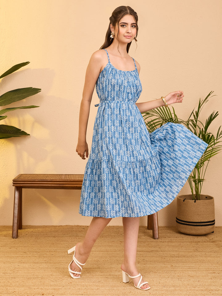 Blue Midi Dress