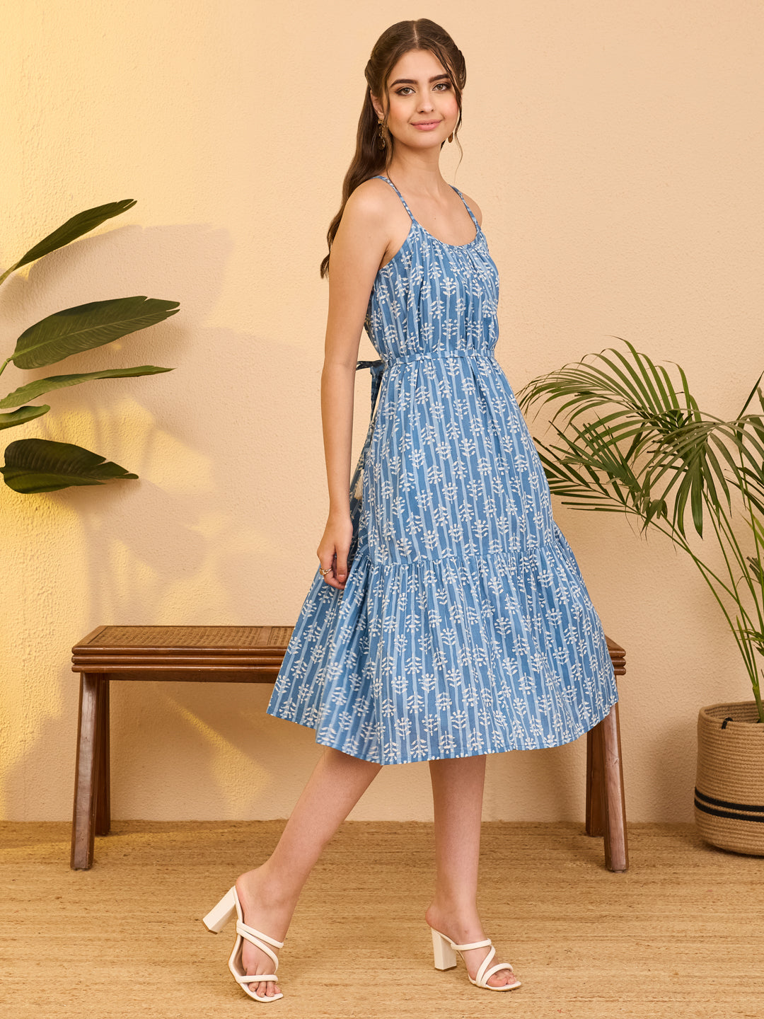 Blue Midi Dress