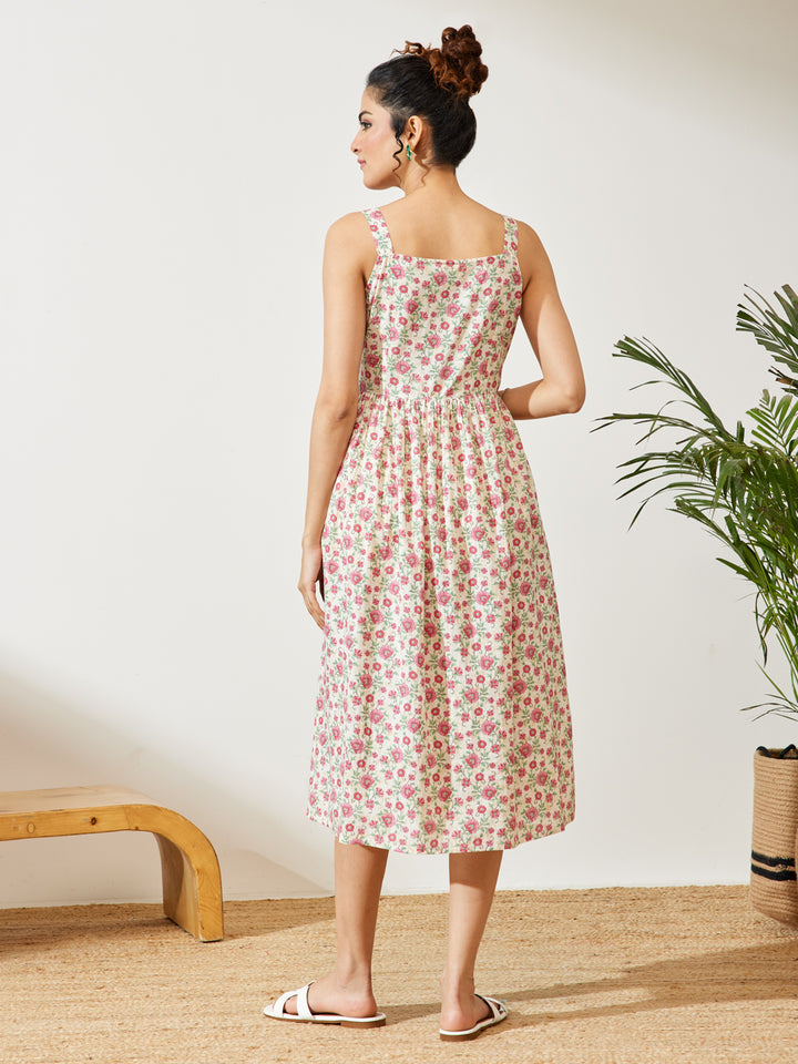 White Midi Dress