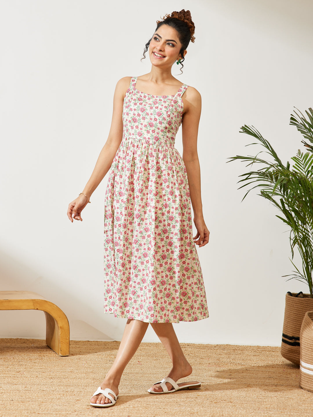 White Midi Dress