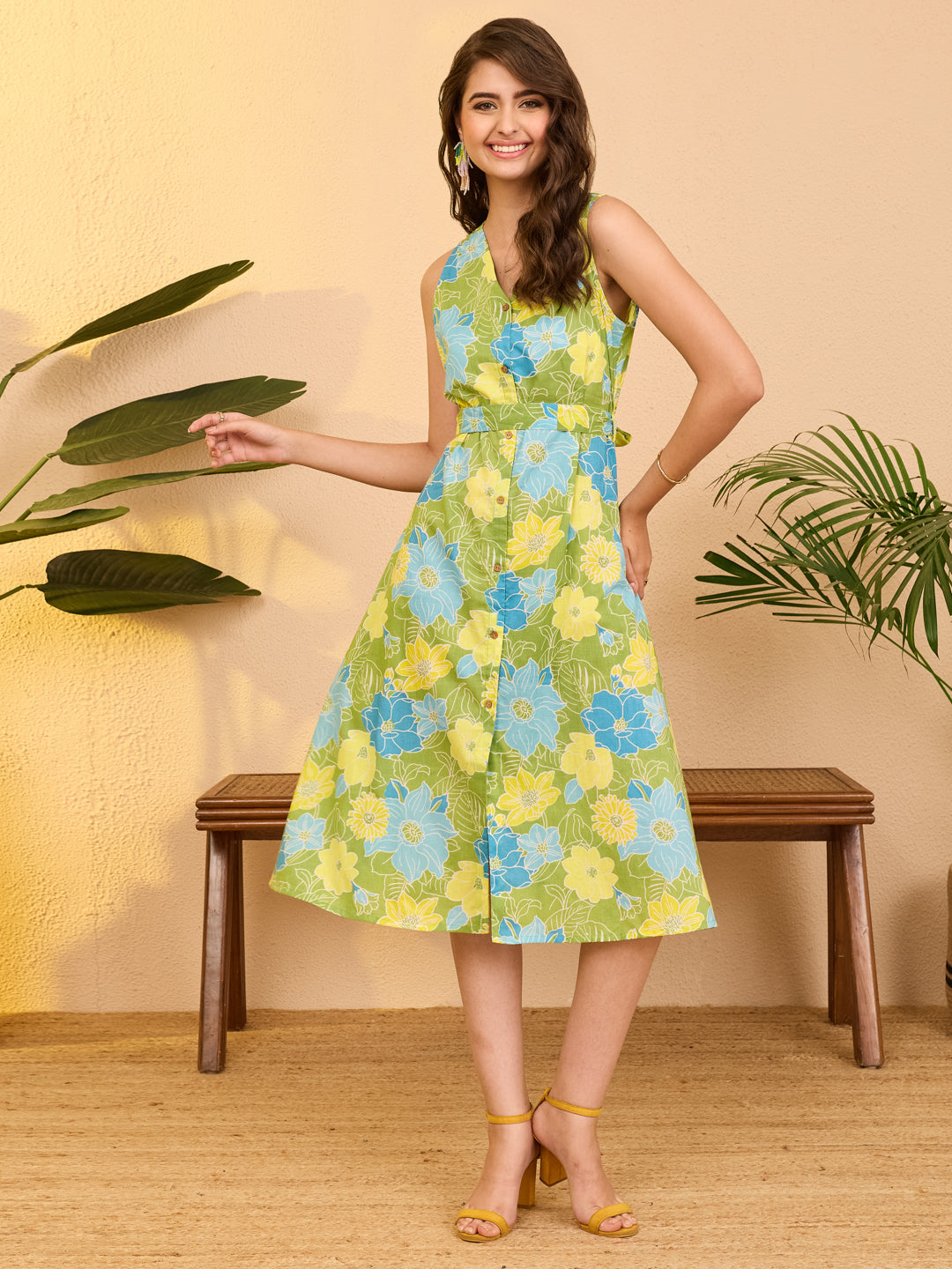 Green Midi Dress