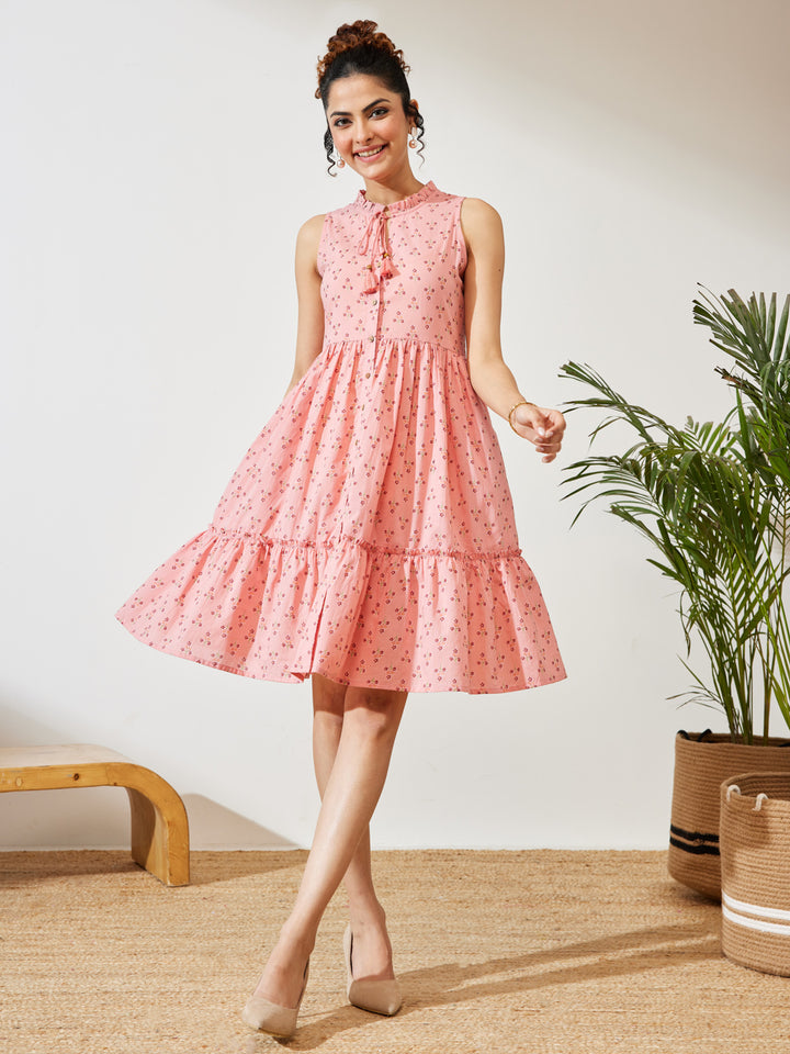 Pink Midi Dress