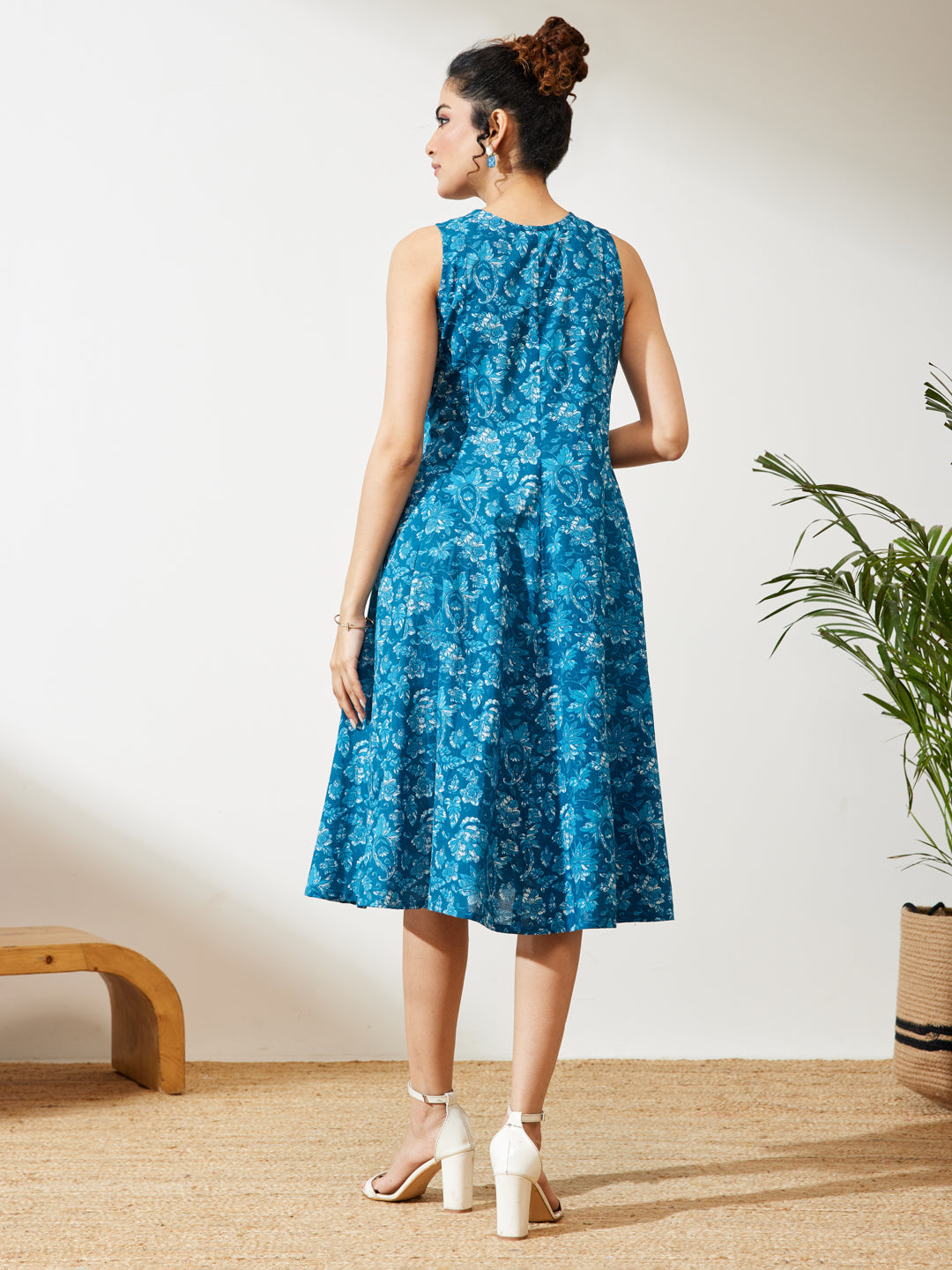 Blue Midi Dress