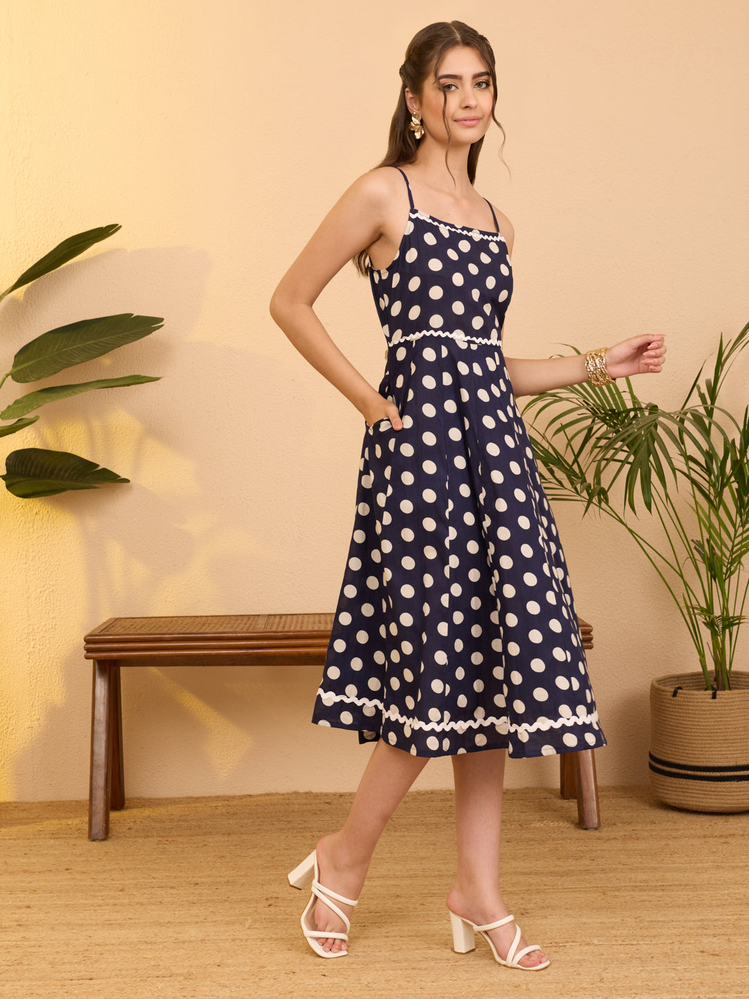 Blue Midi Dress