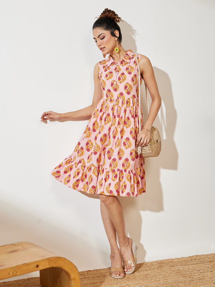 Pink Midi Dress