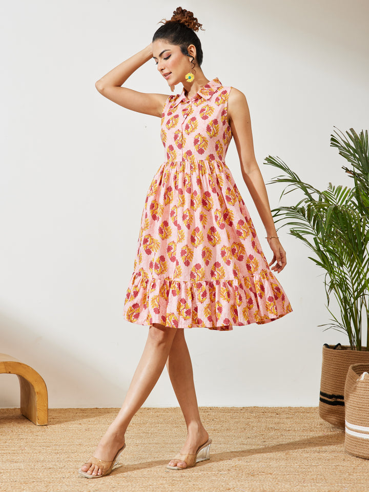 Pink Midi Dress