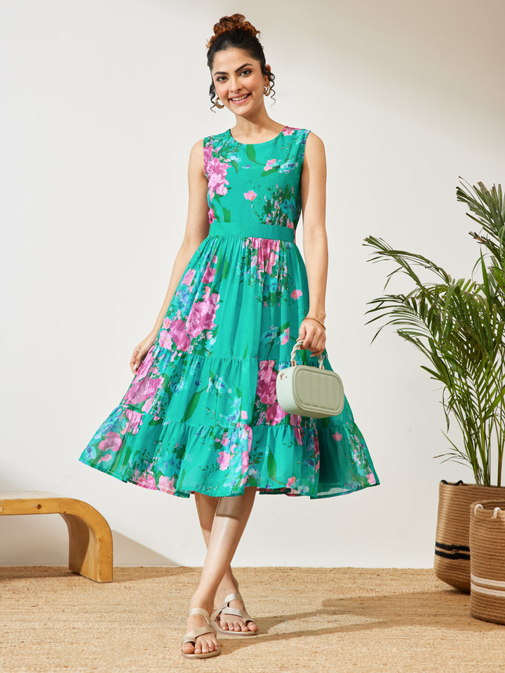 Green Midi Dress