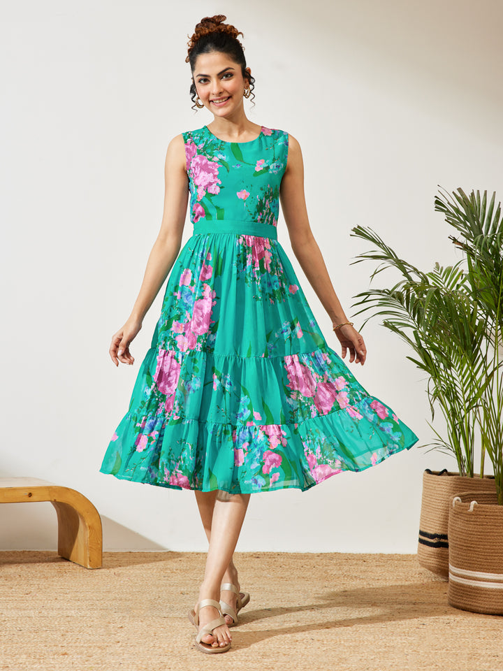 Green Midi Dress