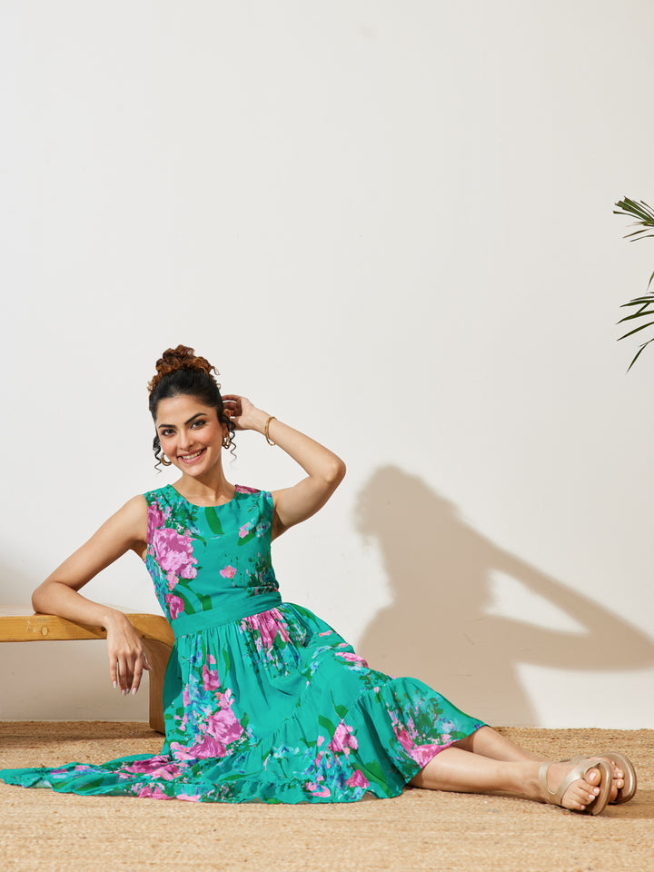 Green Midi Dress