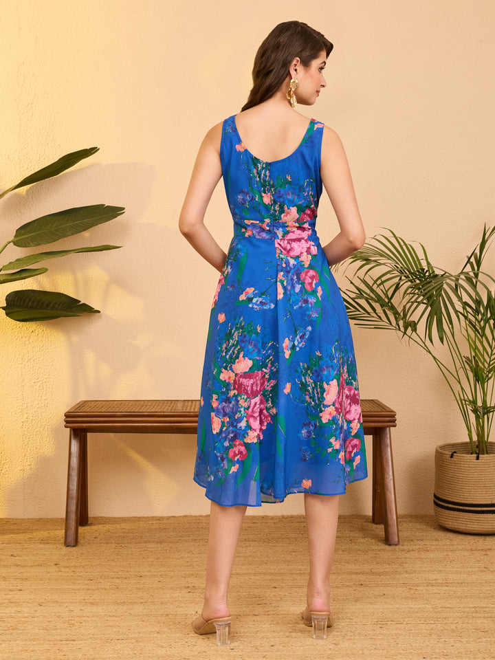 Blue Midi Dress
