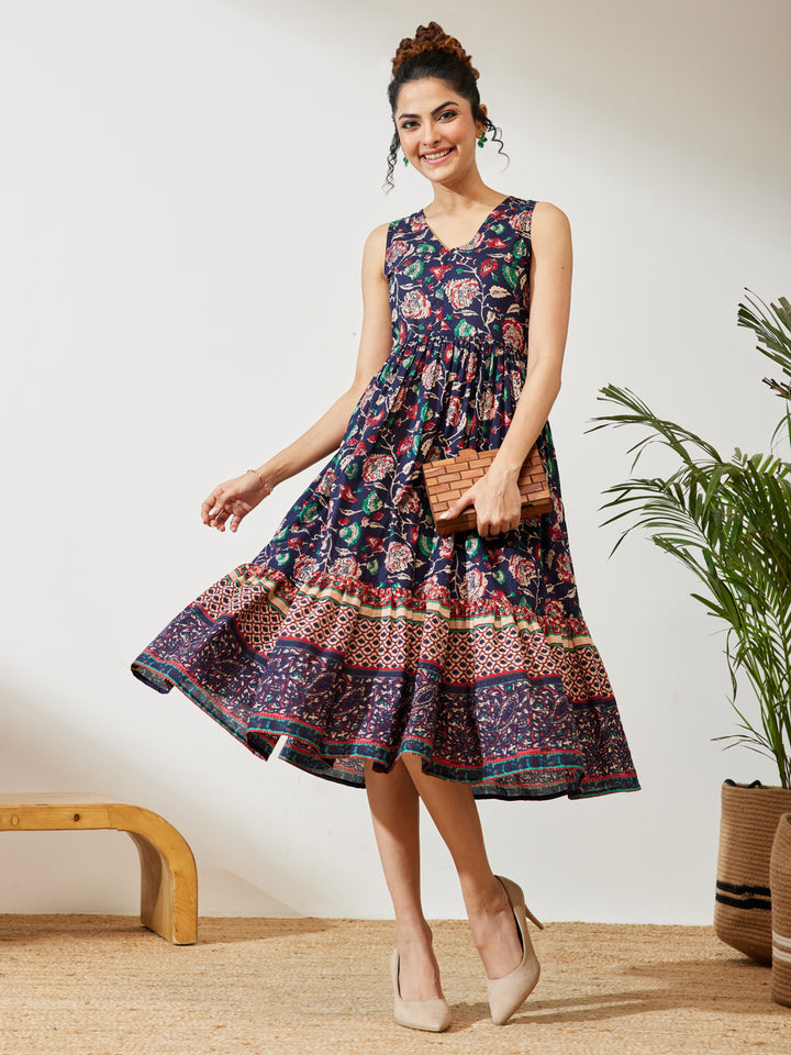 Blue Midi Dress