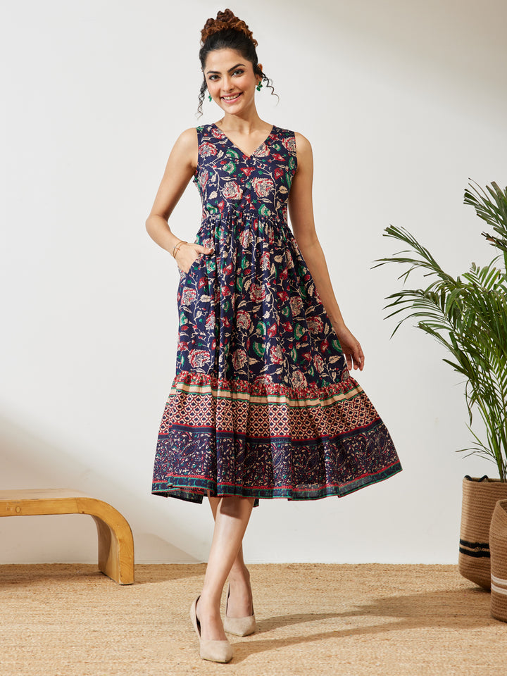 Blue Midi Dress