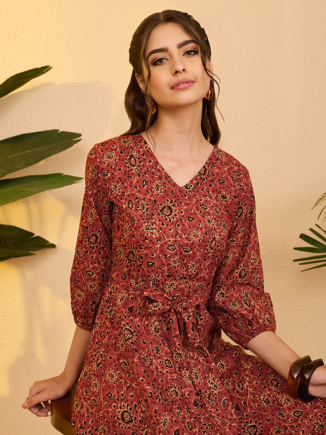Red Midi Dress