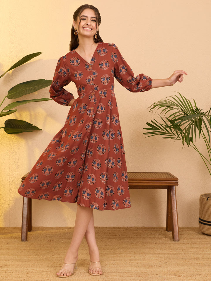 Red Midi Dress