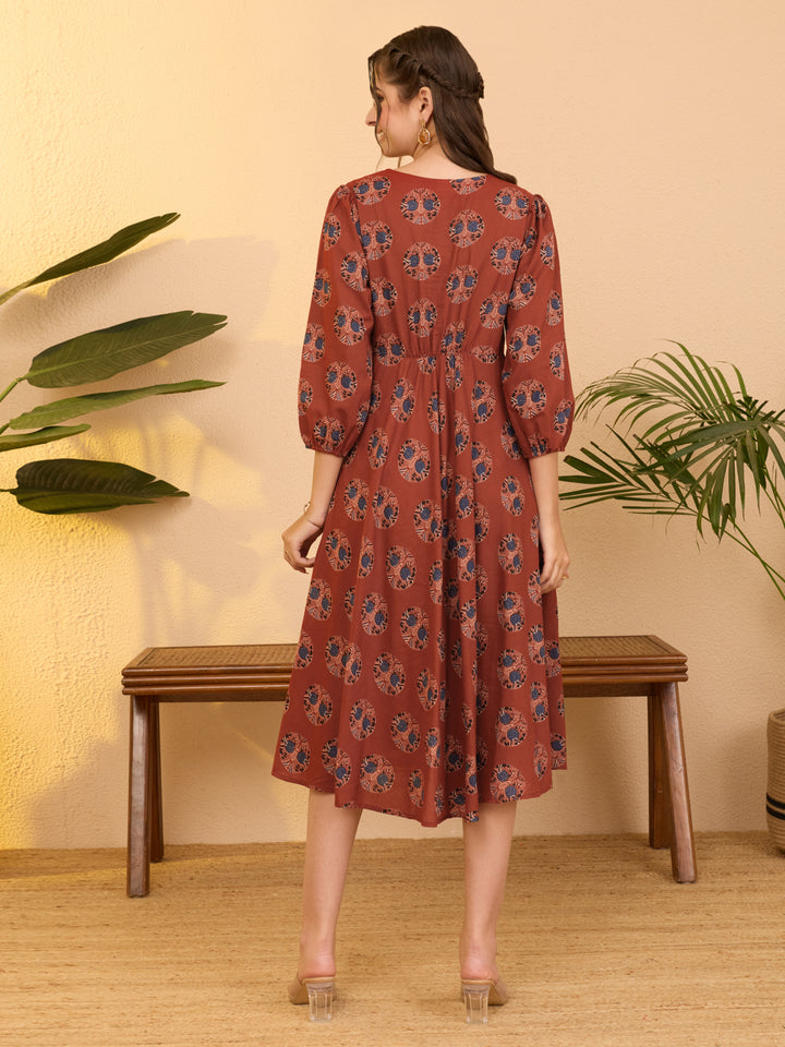 Red Midi Dress