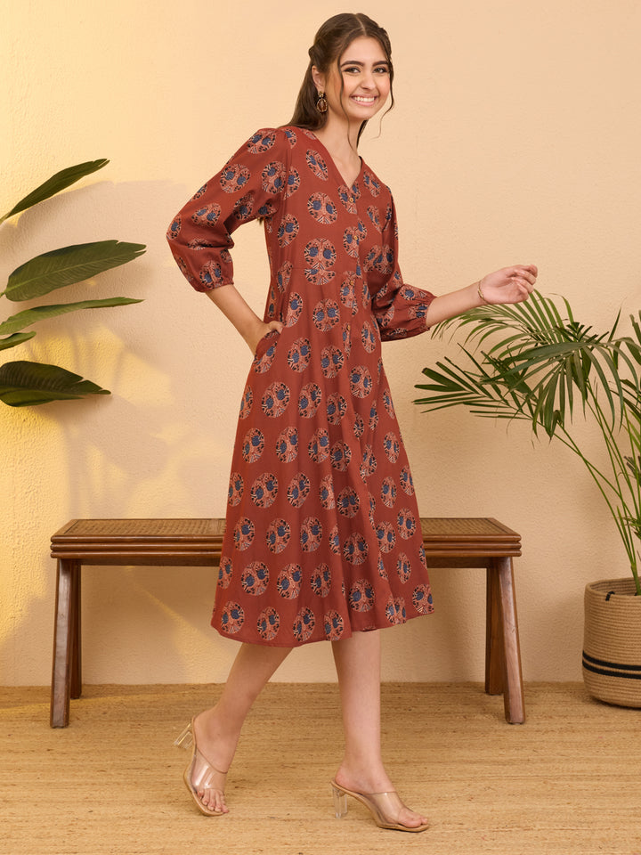 Red Midi Dress