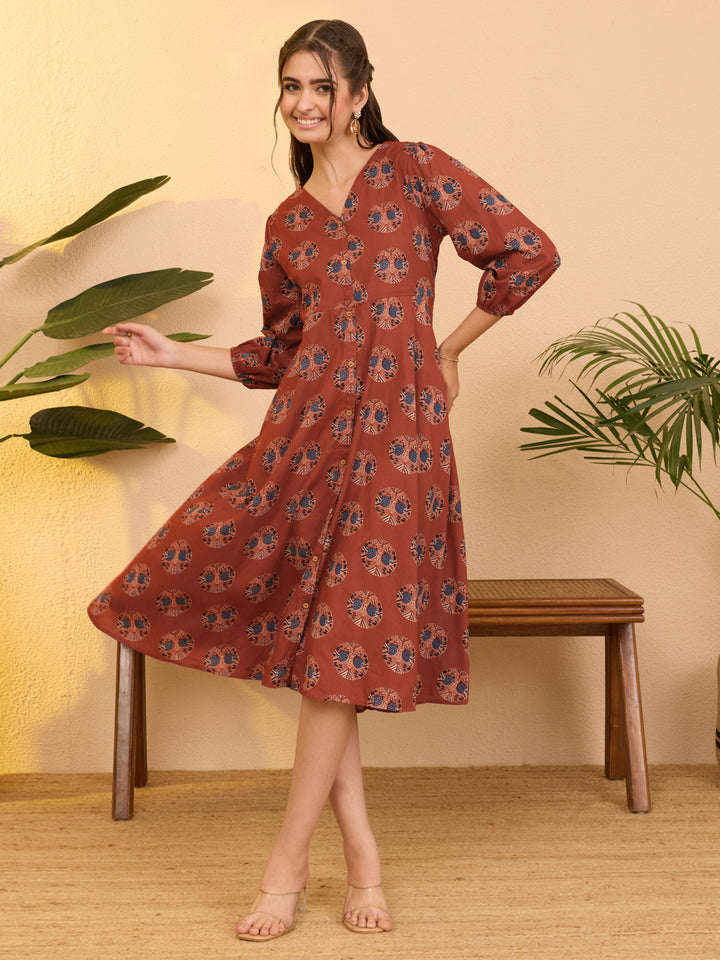 Red Midi Dress