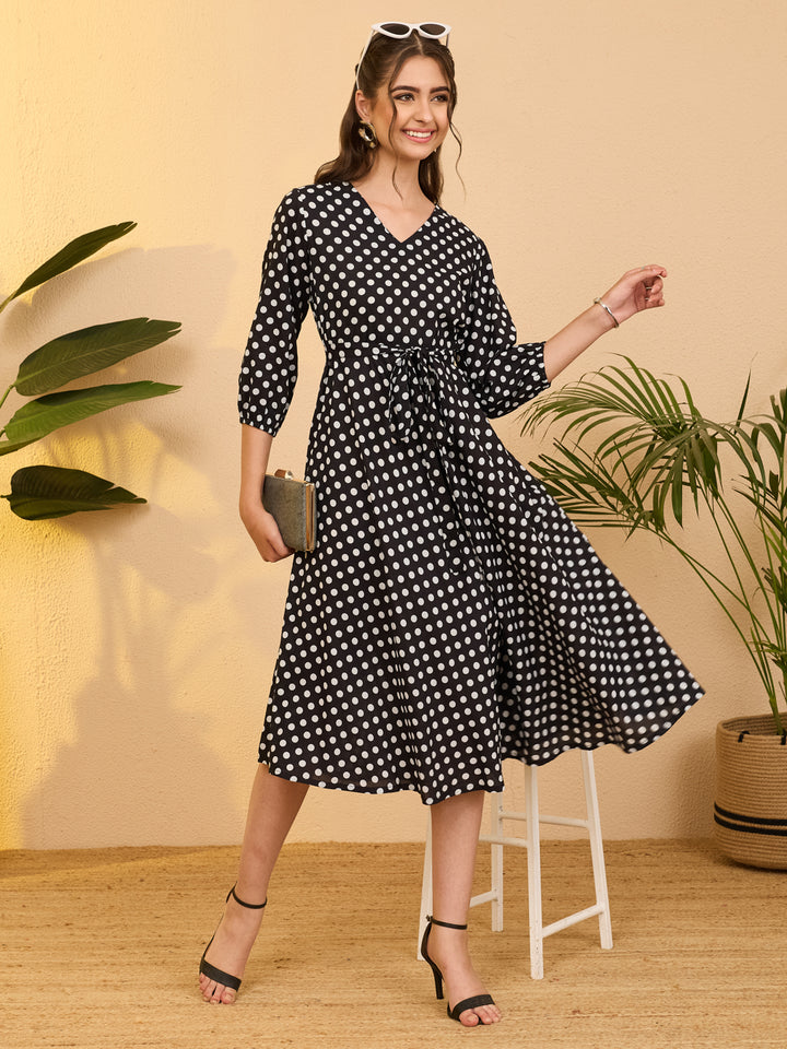 Black Midi Dress