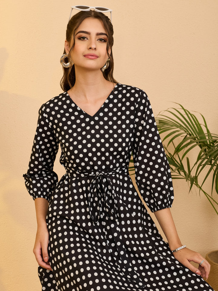 Black Midi Dress