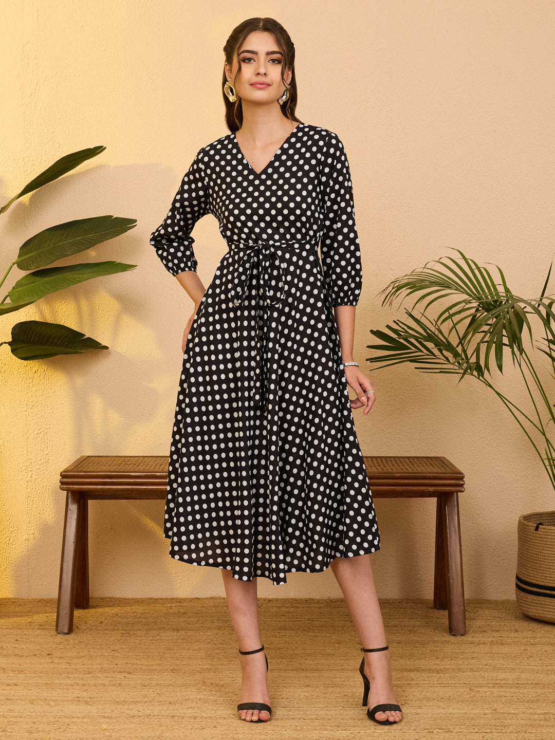 Black Midi Dress