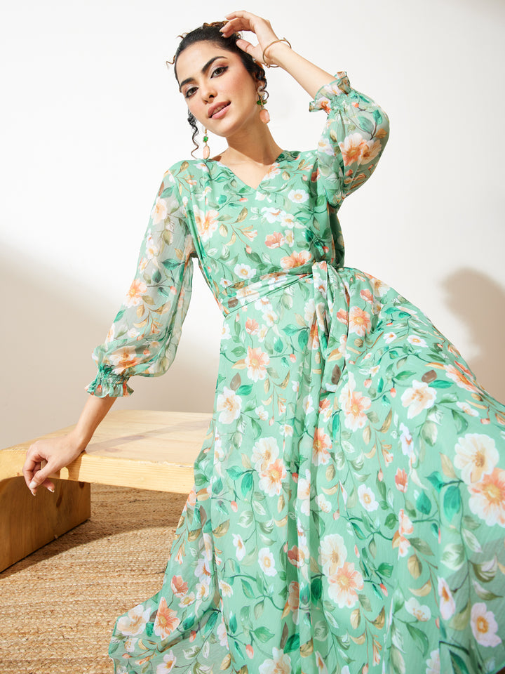 Green Midi Dress
