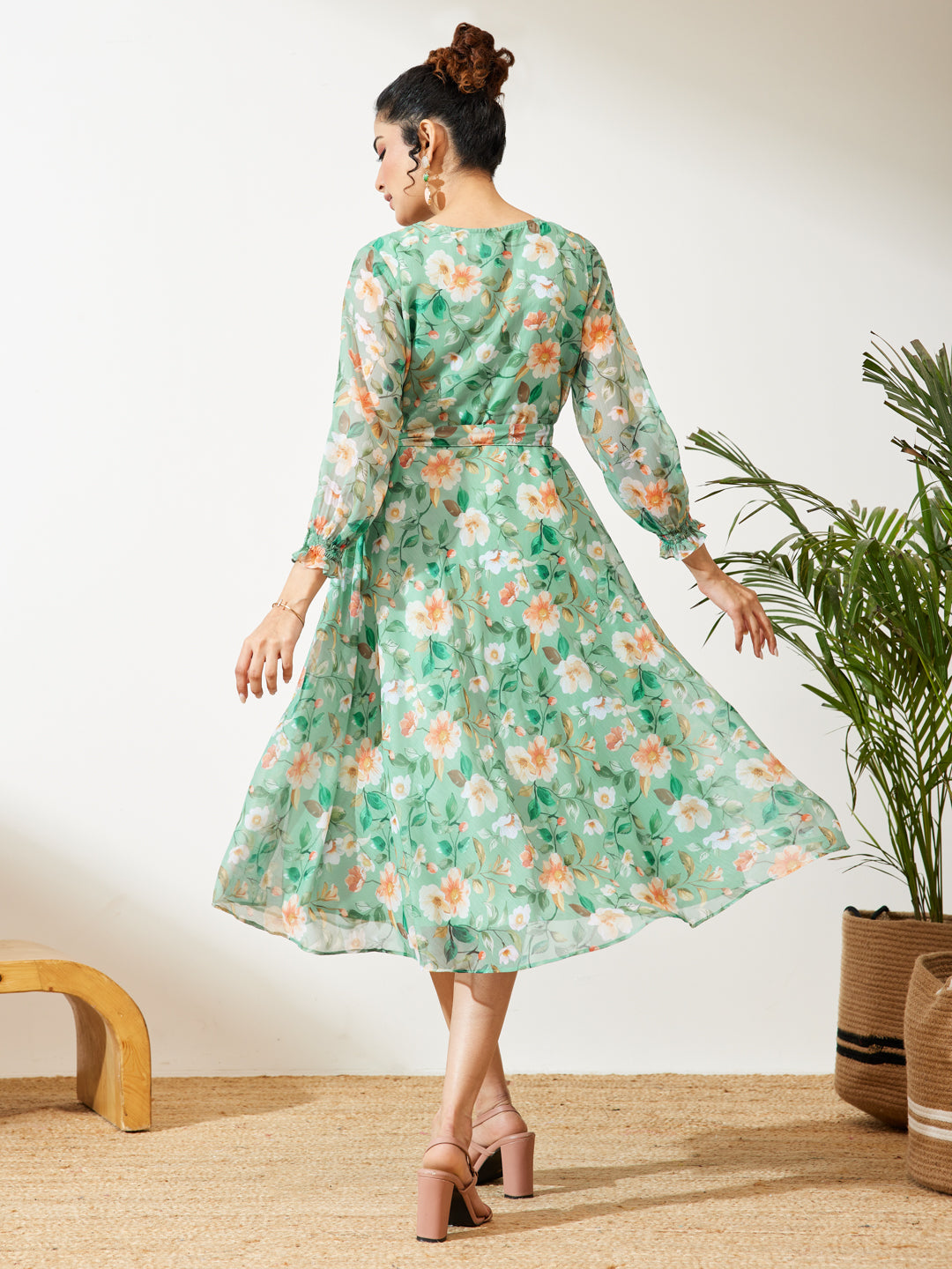 Green Midi Dress