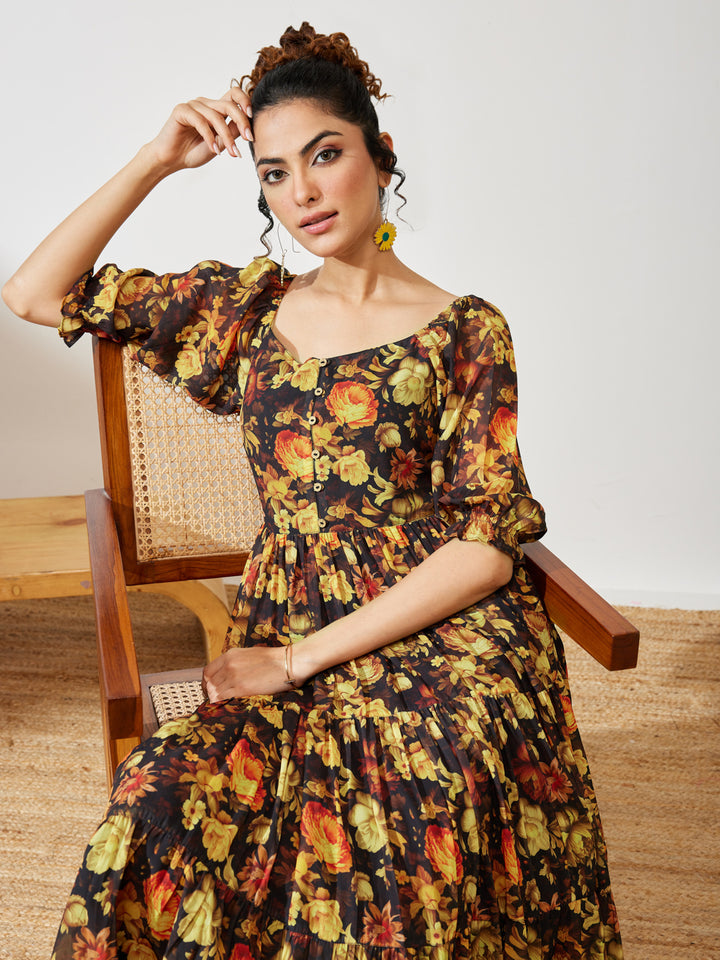 Black Midi Dress