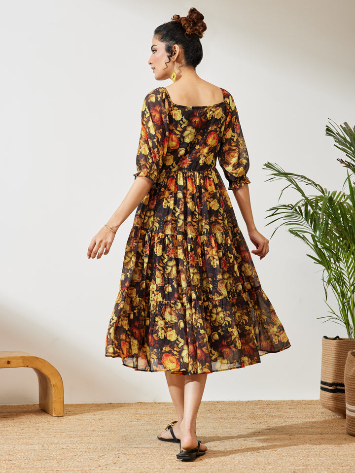 Black Midi Dress