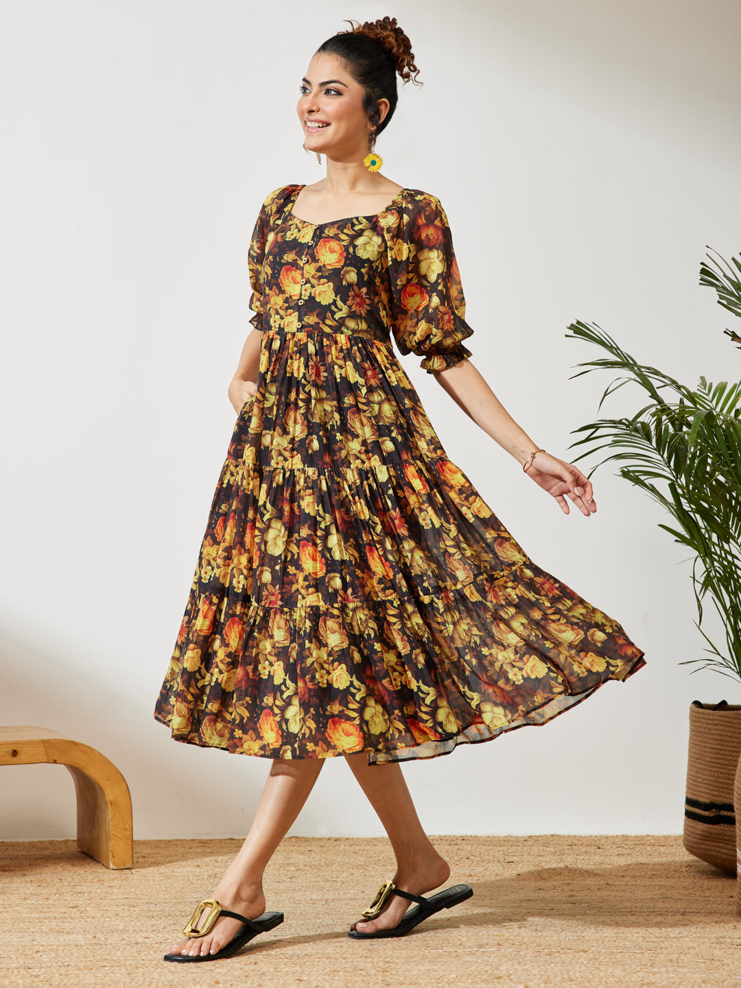 Black Midi Dress