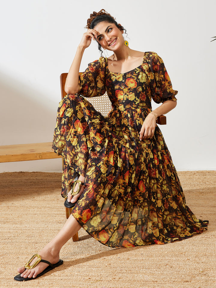 Black Midi Dress