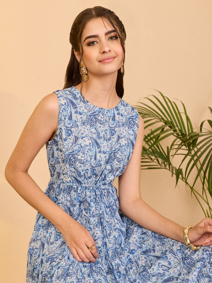 Blue Midi Dress