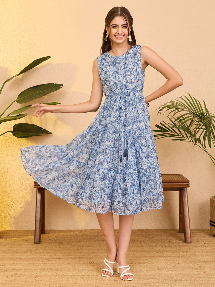 Blue Midi Dress