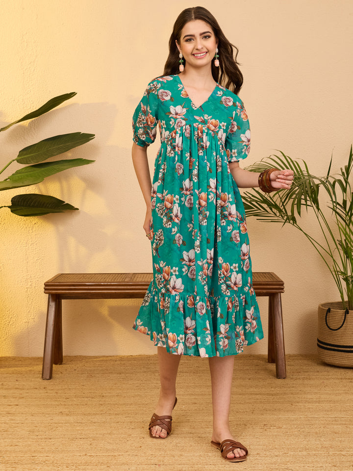 Green Midi Dress