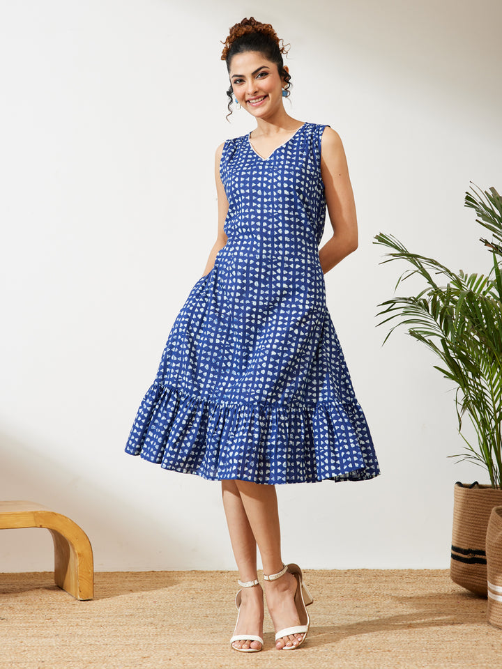 Blue Midi Dress