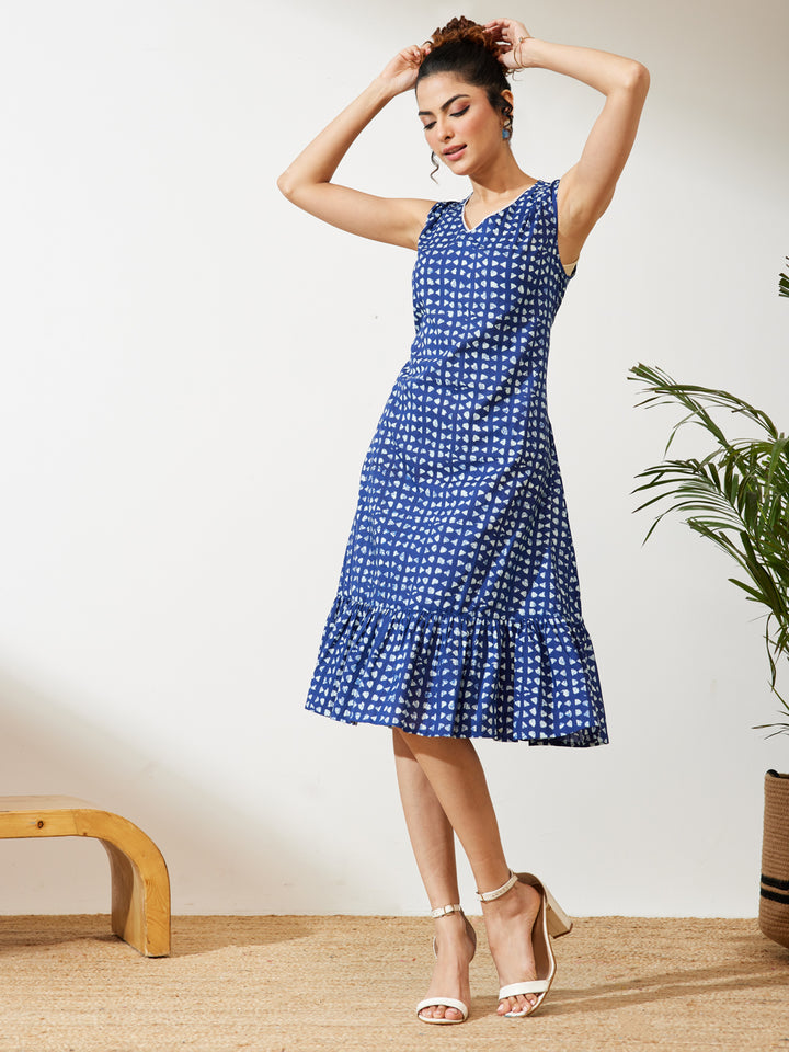 Blue Midi Dress